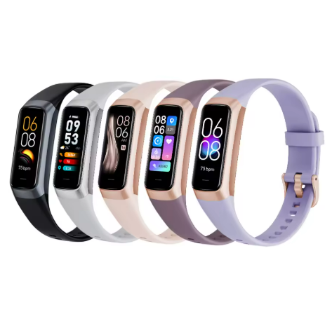 Smart Bracelet, Fitness Tracker Watch, Step Tracker, 24/7 Heart Rate Activity Tracker, Blood Oxygen, Blood Pressure,