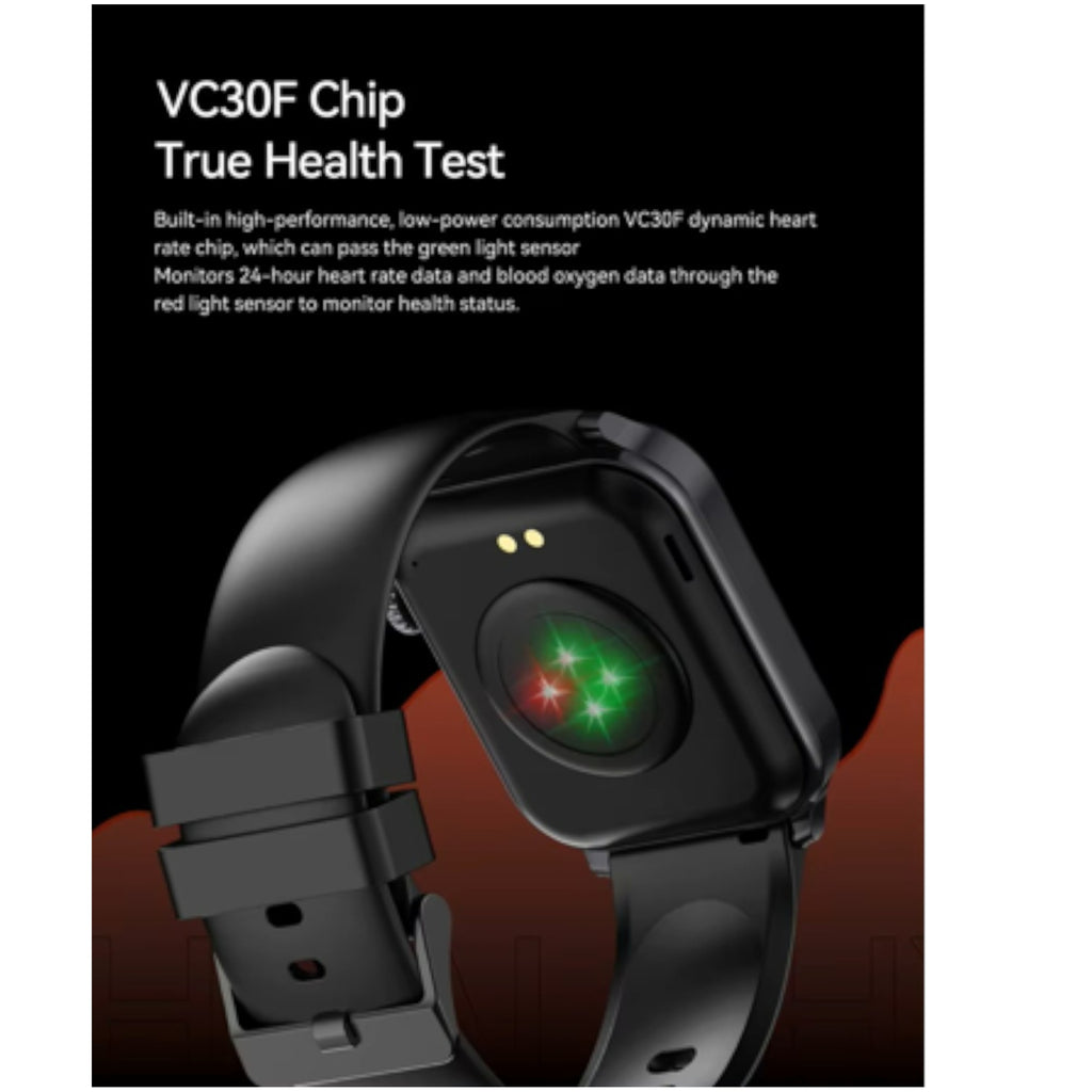 Smartwatch for Men and Women, Bluetooth calling, 1.83-inch HD Display, Heart Rate Monitoring, Voice Assistant, Bluetooth Calling, Factory Ready Smartwatch, AI Voice.